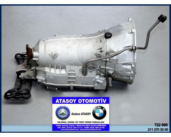 MERCEDES W211 E200 KOMPRESSOR OTOMATİK ŞANZIMAN 722695 - 2112703300 - 2112710001 - 2112710401 - 1402712601 A2112703300 A2112710001 A2112710401 A1402712601 H13127F27 MERCEDES 722695 MERCEDES 722 695